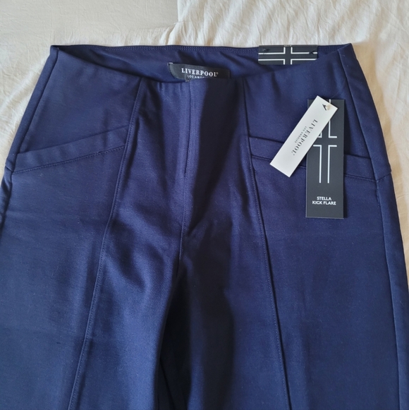 Liverpool Deep Blue Trousers - Picture 2 of 7